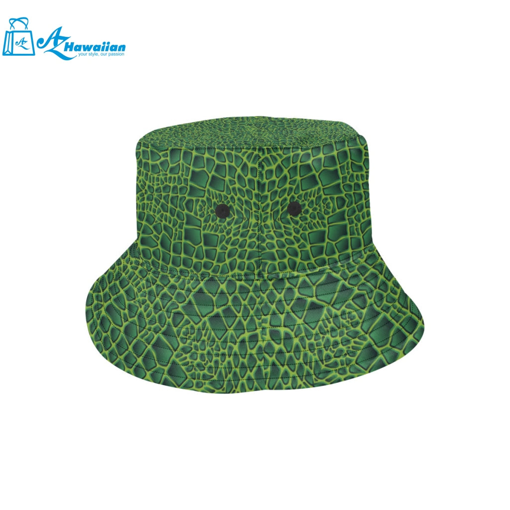 Crocodile Skin Printed Unisex Bucket Hat