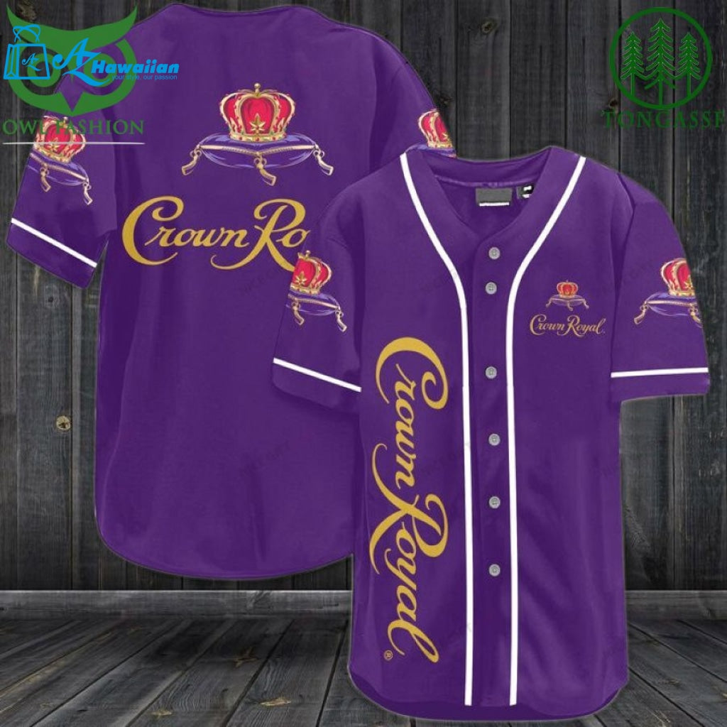 Crown Royal Baseball Jersey Shirt