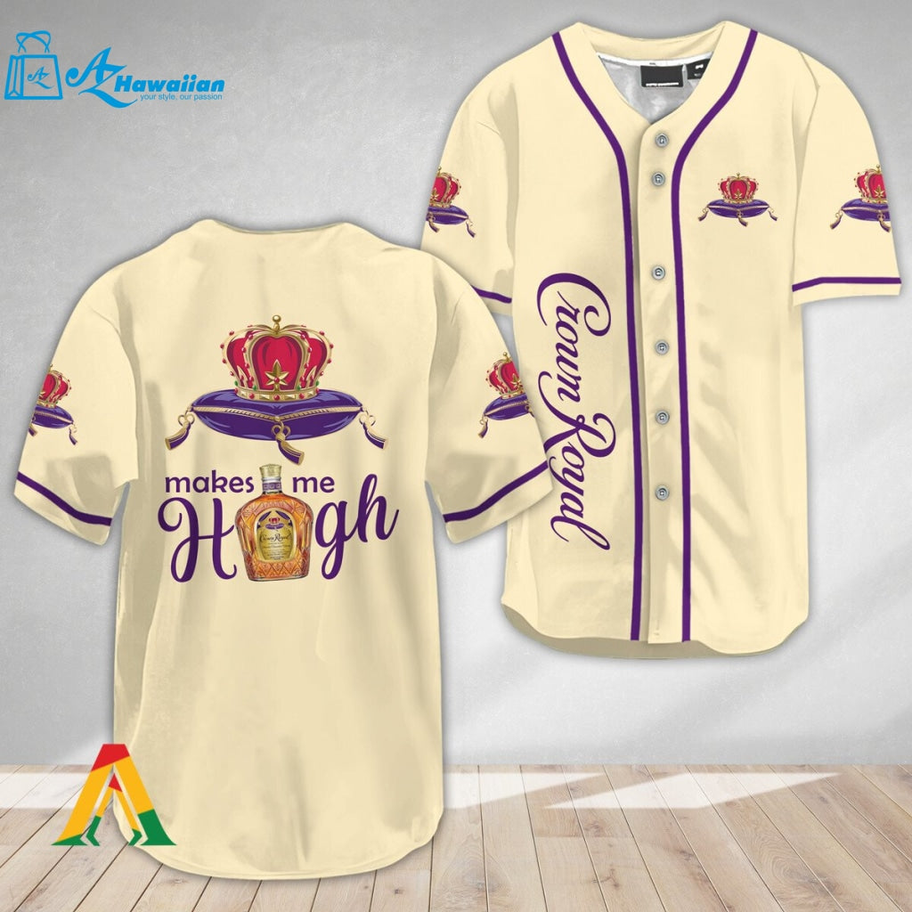 Crown Royal Make Me High Baseball Jersey