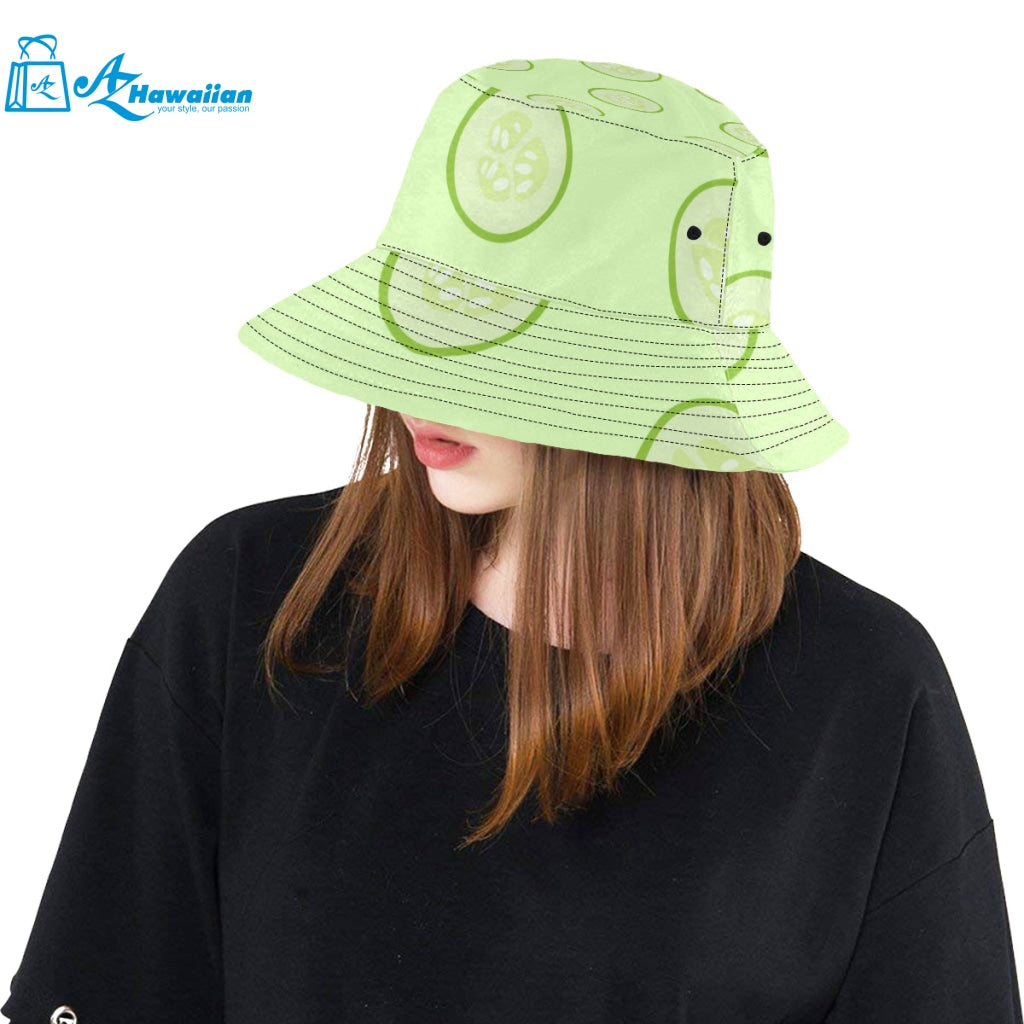 Cucumber pattern Unisex Bucket Hat