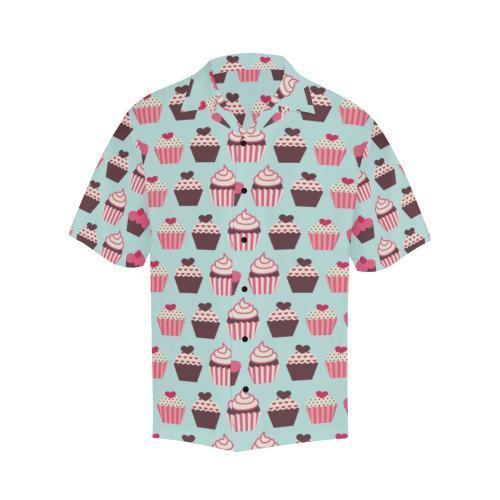 Cupcake Print Pattern Hawaiian Shirt