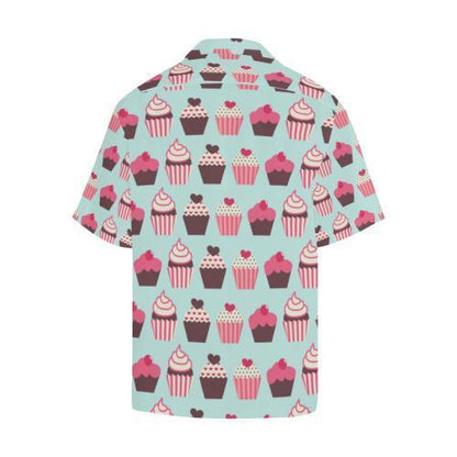 Cupcake Print Pattern Hawaiian Shirt