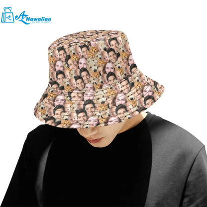 Custom Face Bucket Hat Personalized Pet Photo Bridal Party Bachelorette Holiday For Family