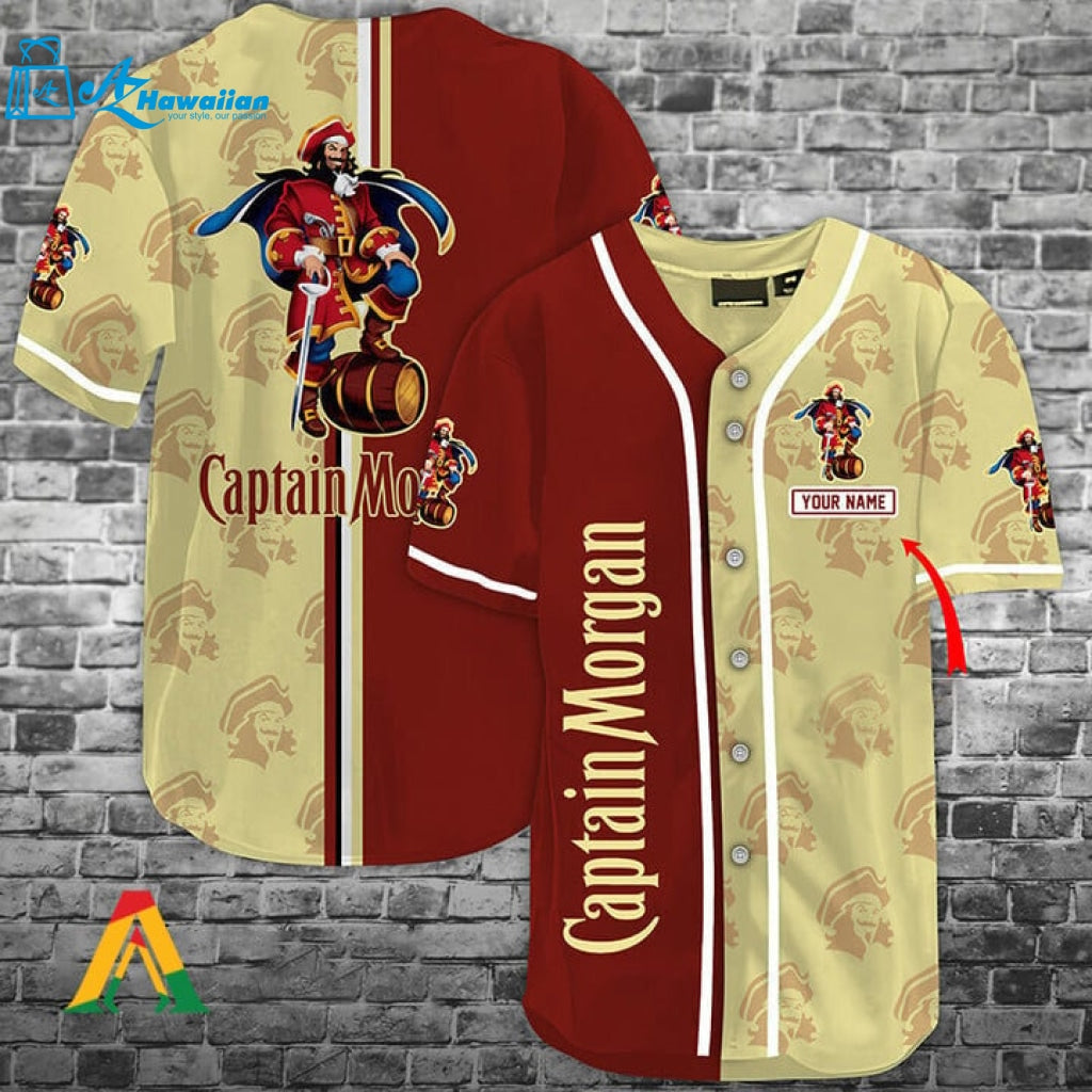 Customized Captain Morgan Baseball Jersey