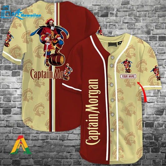 Customized Captain Morgan Baseball Jersey