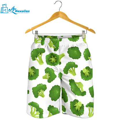 Cute Broccoli Pattern Men Shorts