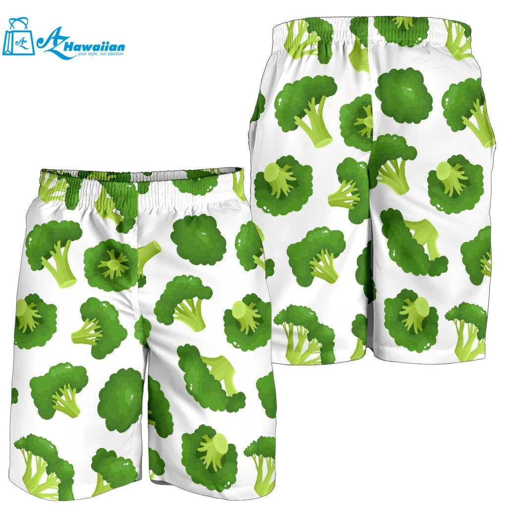 Cute Broccoli Pattern Men Shorts