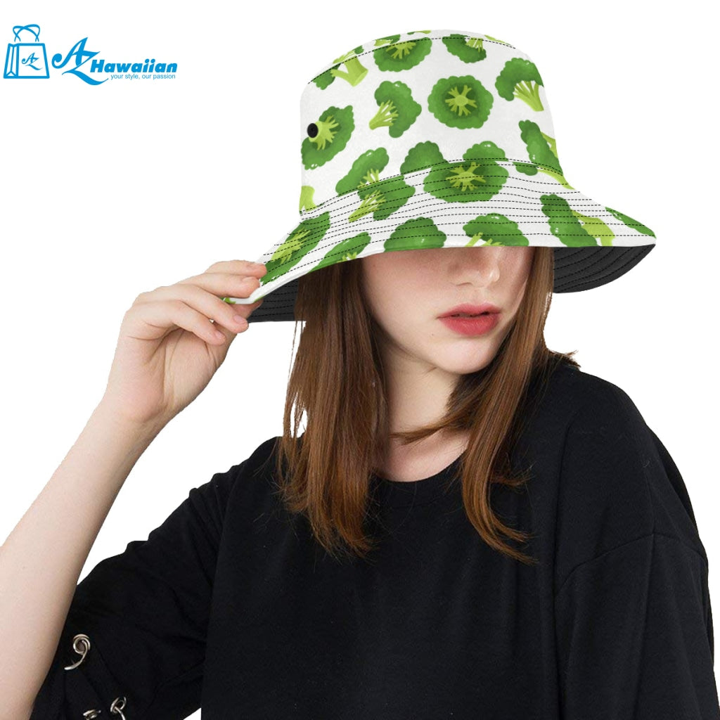 Cute broccoli pattern Unisex Bucket Hat