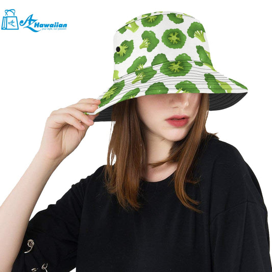 Cute broccoli pattern Unisex Bucket Hat