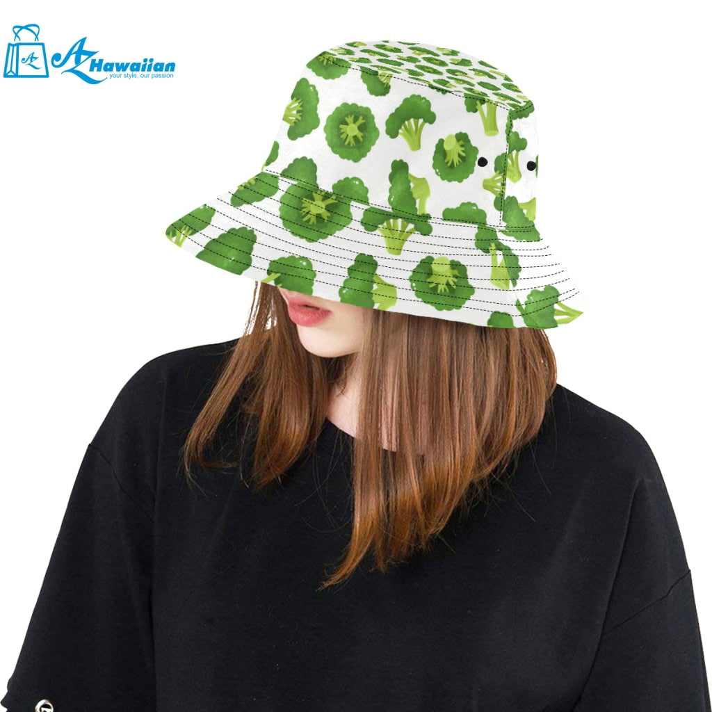 Cute broccoli pattern Unisex Bucket Hat