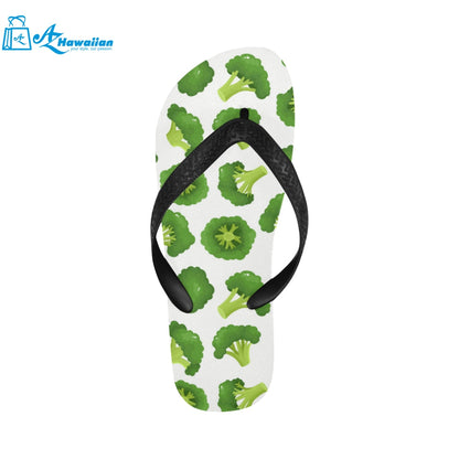 Cute broccoli pattern Unisex Flip Flops