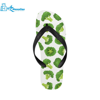 Cute broccoli pattern Unisex Flip Flops