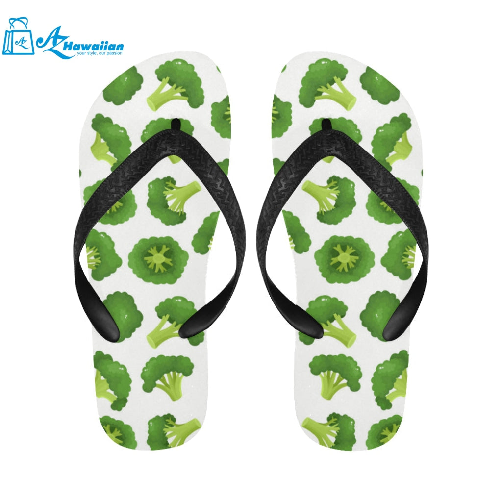 Cute broccoli pattern Unisex Flip Flops