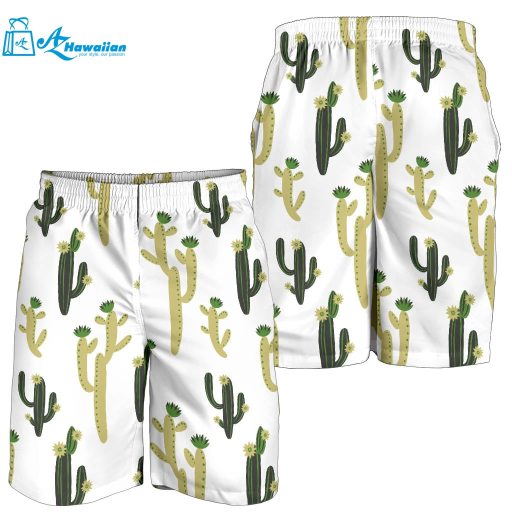 Cute Cactus Pattern Men Shorts