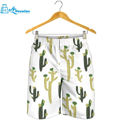 Cute Cactus Pattern Men Shorts