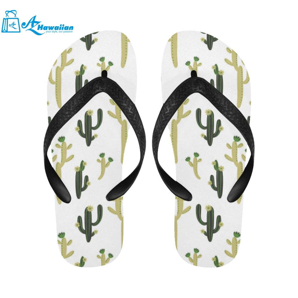 Cute cactus pattern Unisex Flip Flops