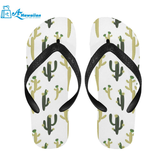 Cute cactus pattern Unisex Flip Flops