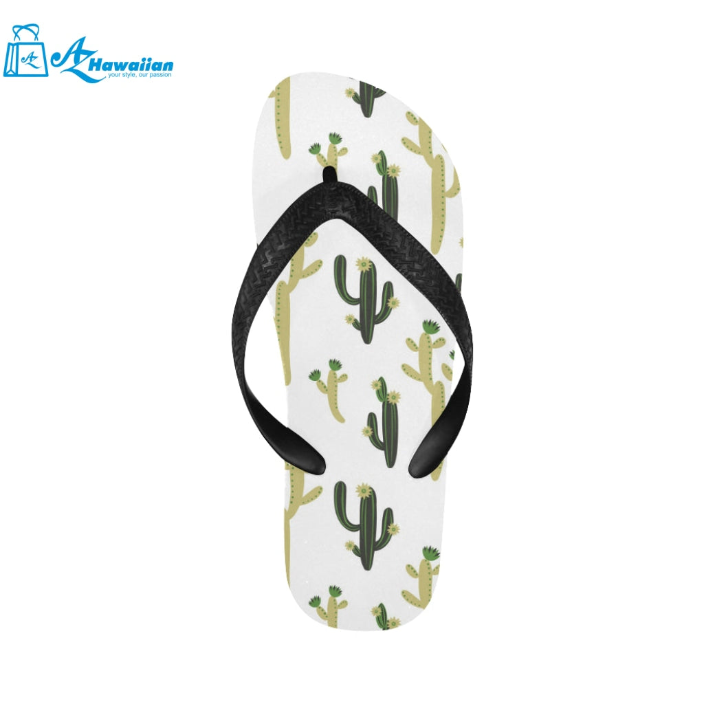 Cute cactus pattern Unisex Flip Flops