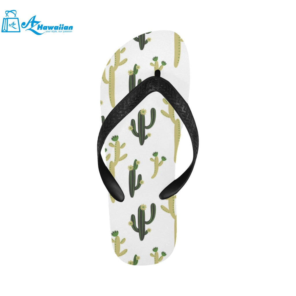 Cute cactus pattern Unisex Flip Flops