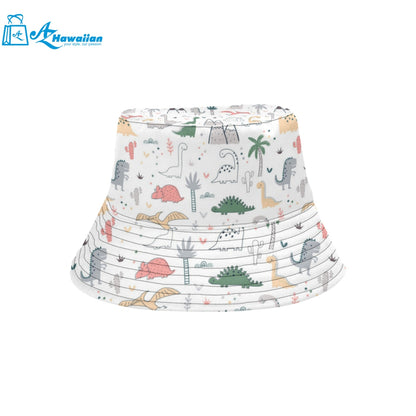 Cute cartoon dinosaurs tree pattern Unisex Bucket Hat