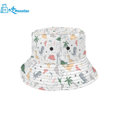 Cute cartoon dinosaurs tree pattern Unisex Bucket Hat