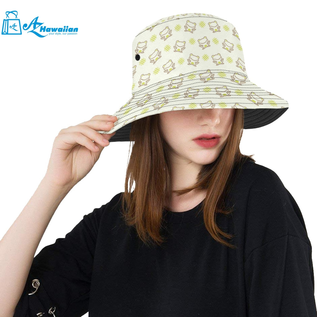 Cute cartoon frog baby pattern Unisex Bucket Hat