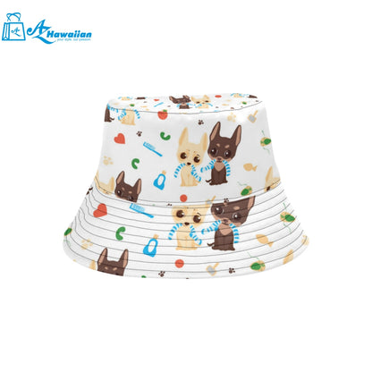 Cute Chihuahua dog pattern Unisex Bucket Hat