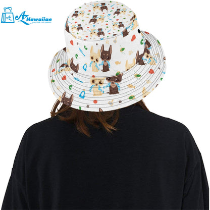 Cute Chihuahua dog pattern Unisex Bucket Hat