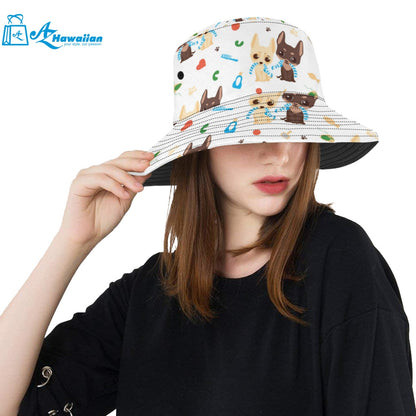 Cute Chihuahua dog pattern Unisex Bucket Hat