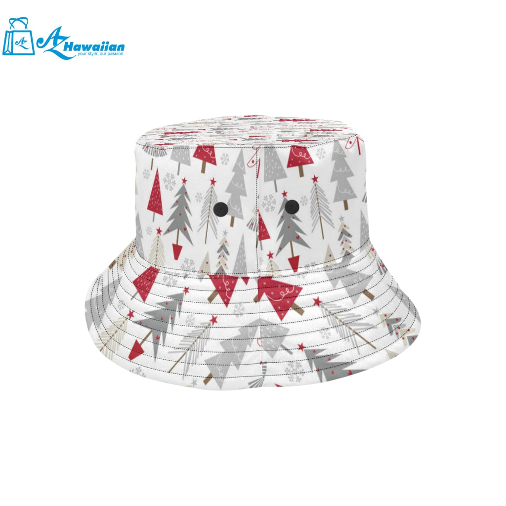 Cute Christmas tree pattern Unisex Bucket Hat