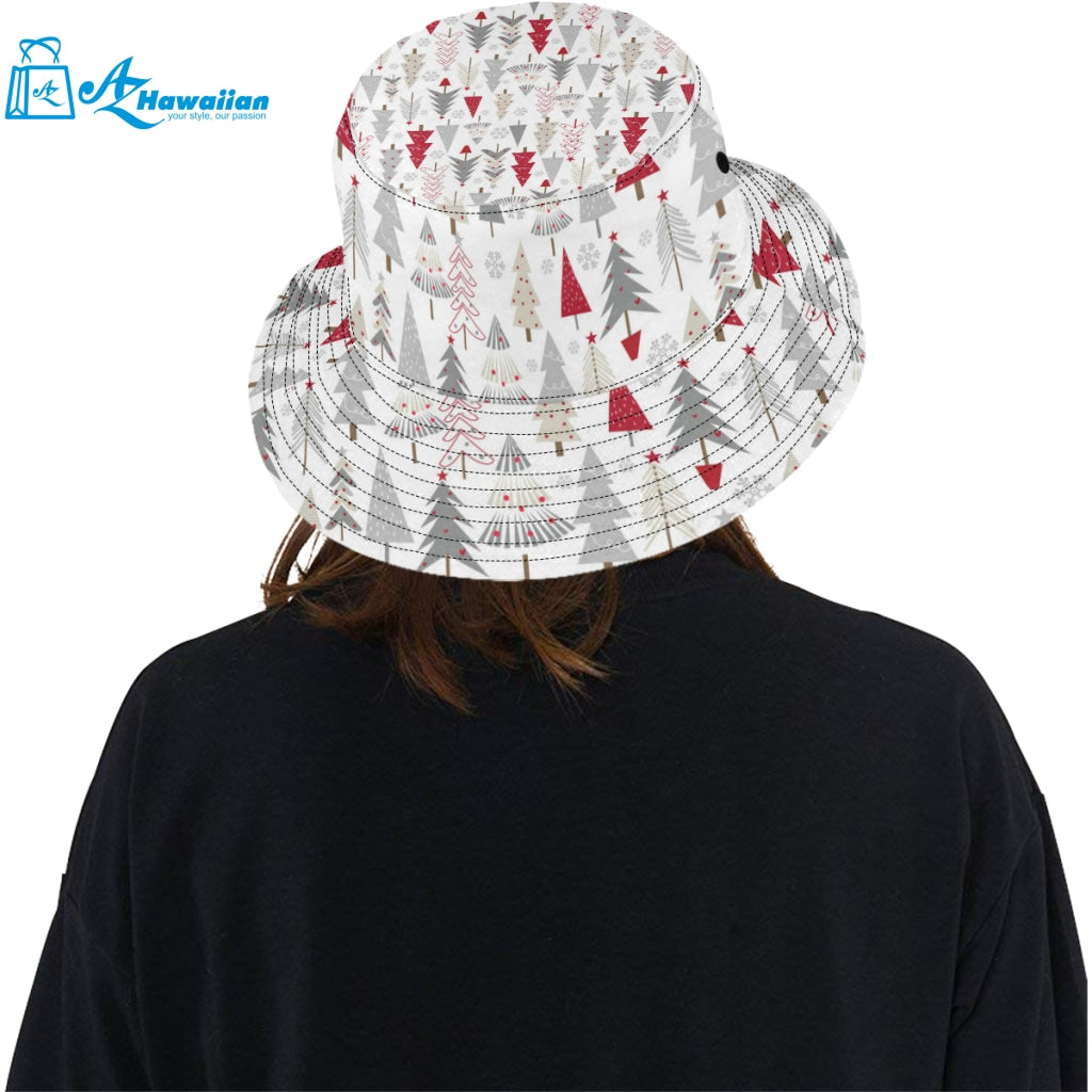 Cute Christmas tree pattern Unisex Bucket Hat