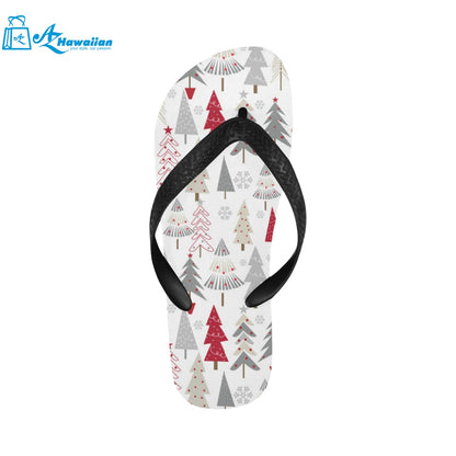 Cute Christmas tree pattern Unisex Flip Flops