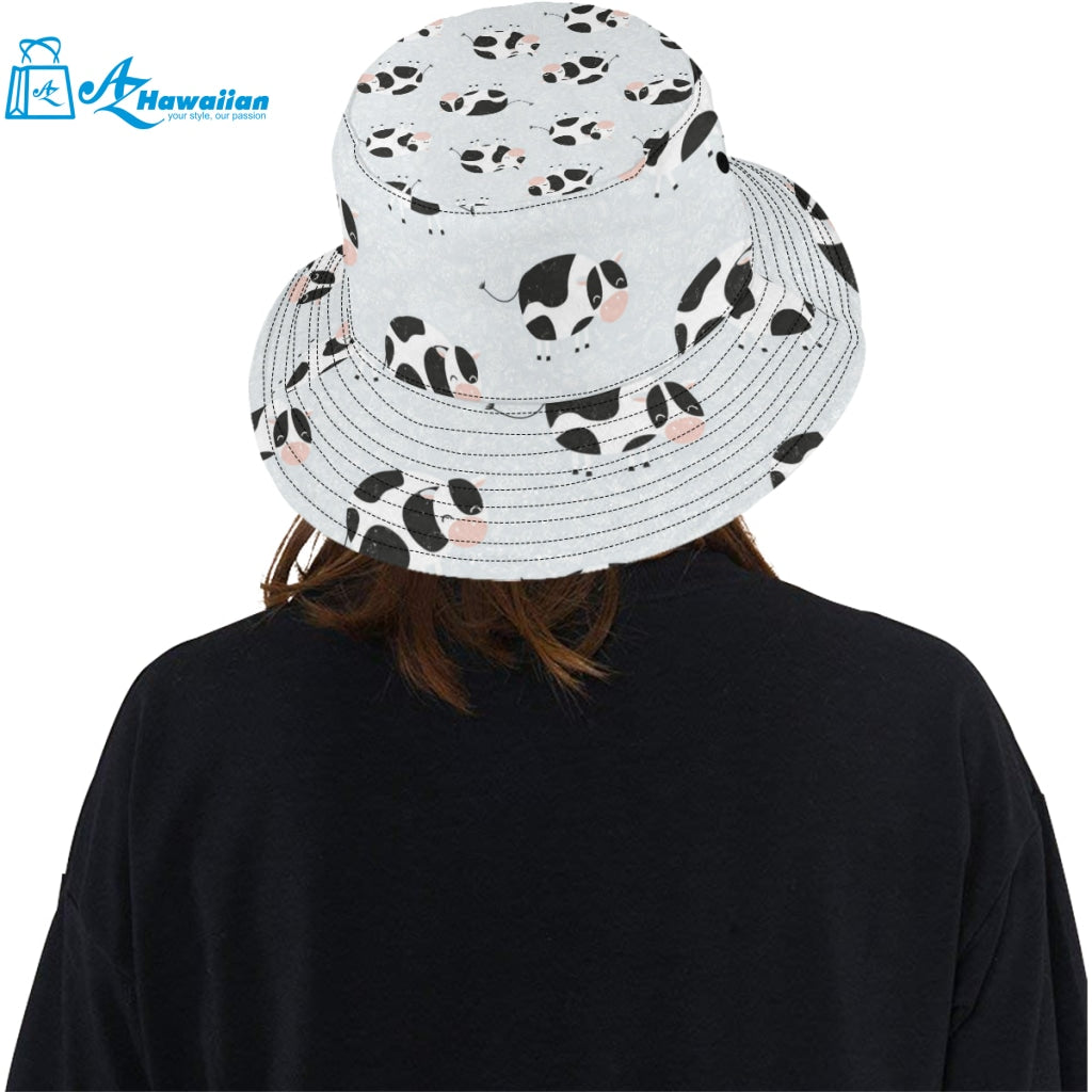 Cute cows pattern Unisex Bucket Hat