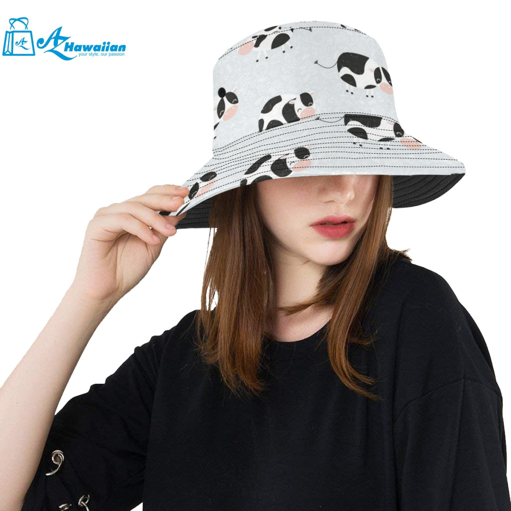 Cute cows pattern Unisex Bucket Hat