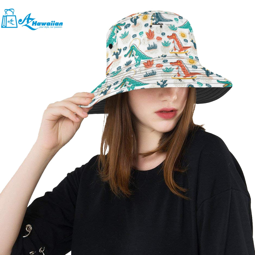 Cute Crocodile Pattern Unisex Bucket Hat