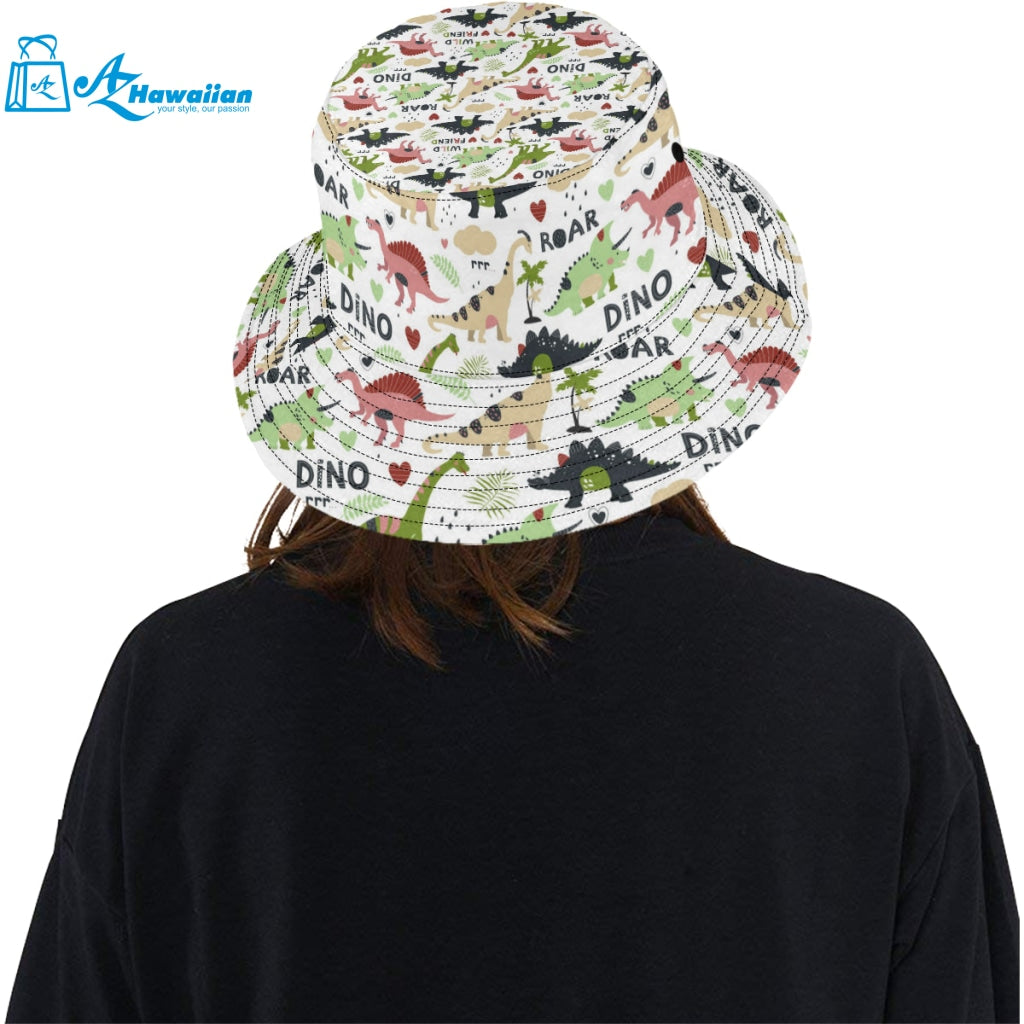 Cute dinosaurs pattern Unisex Bucket Hat