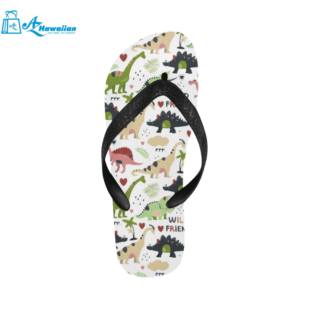 Cute dinosaurs pattern Unisex Flip Flops