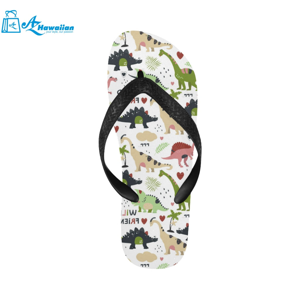 Cute dinosaurs pattern Unisex Flip Flops