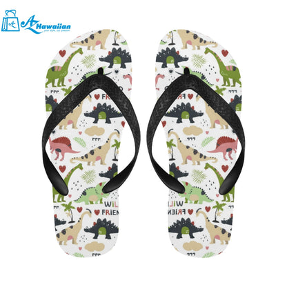 Cute dinosaurs pattern Unisex Flip Flops