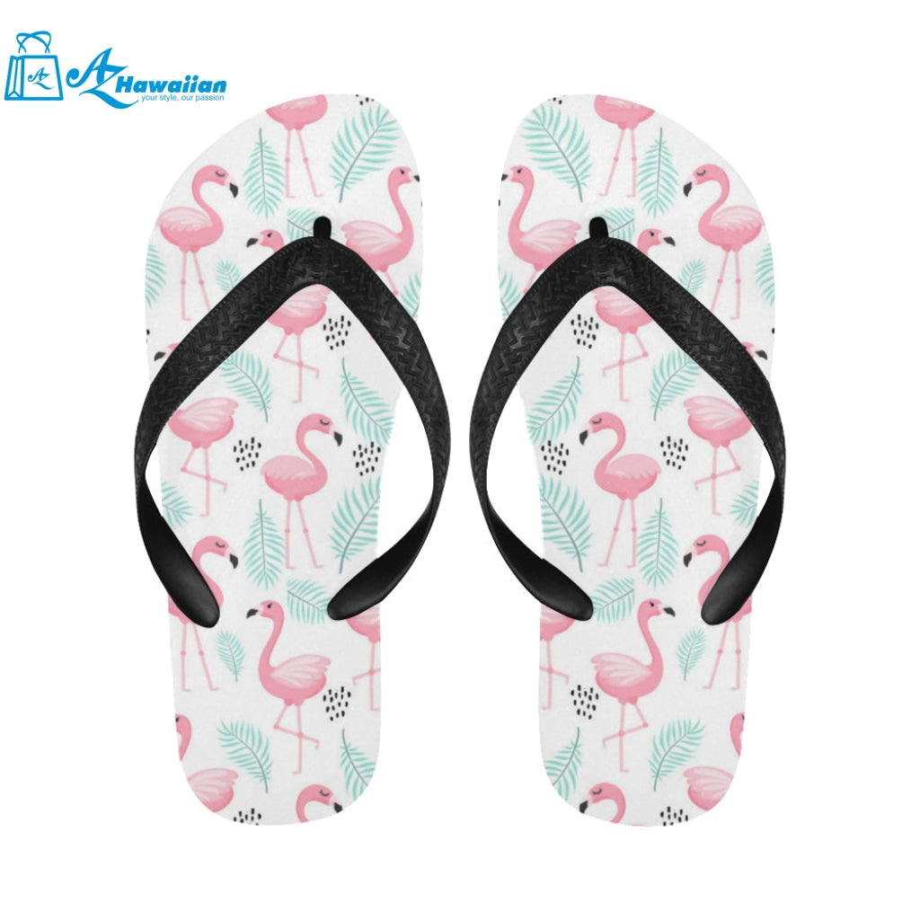 Cute flamingo pattern Unisex Flip Flops