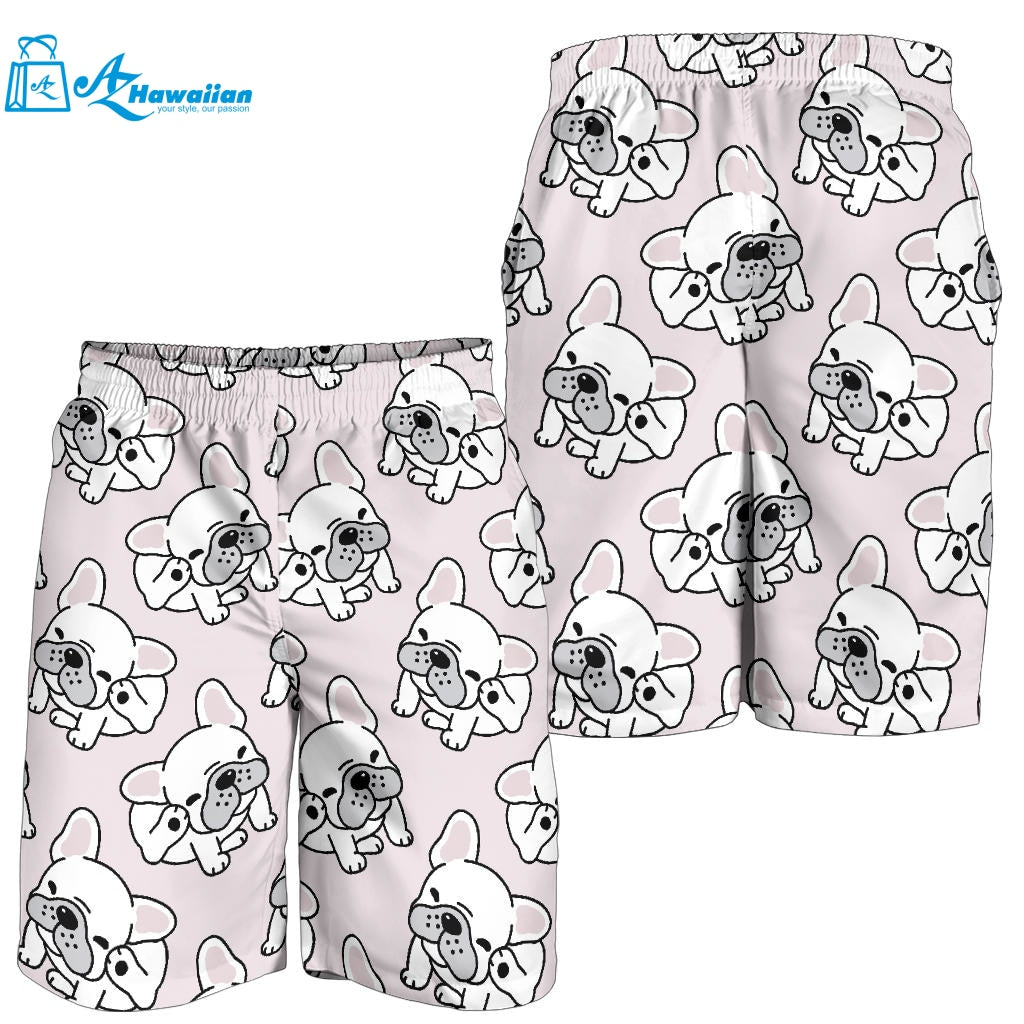 Cute French Bulldog Pattern Men Shorts