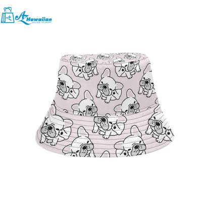 Cute french bulldog pattern Unisex Bucket Hat