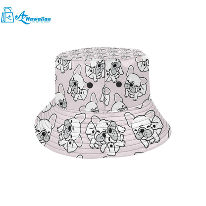 Cute french bulldog pattern Unisex Bucket Hat