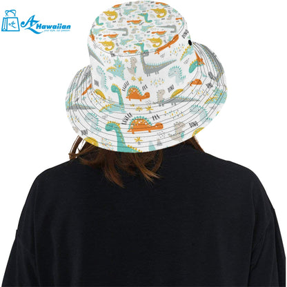 Cute funny kids dinosaurs pattern Unisex Bucket Hat