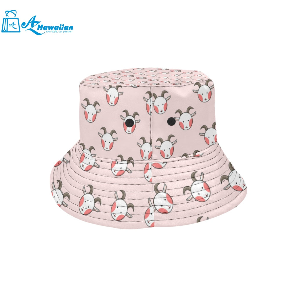 Cute goat pattern Unisex Bucket Hat