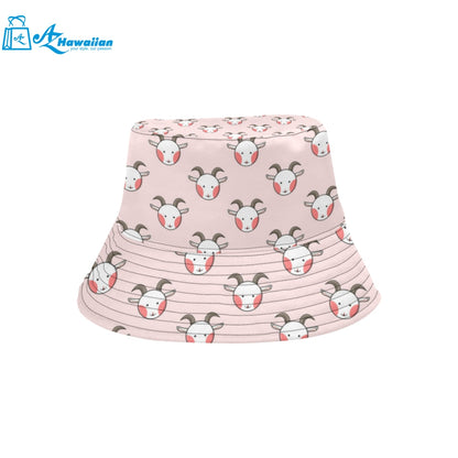 Cute goat pattern Unisex Bucket Hat