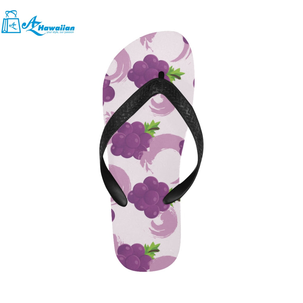 Cute Grape pattern Unisex Flip Flops