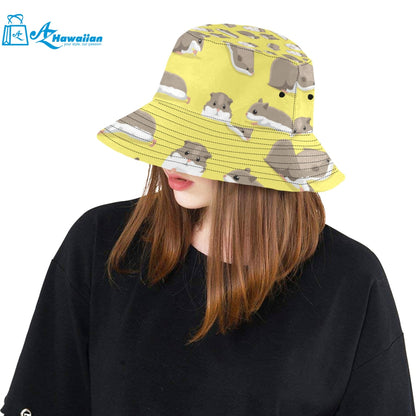 Cute Hamster pattern Unisex Bucket Hat