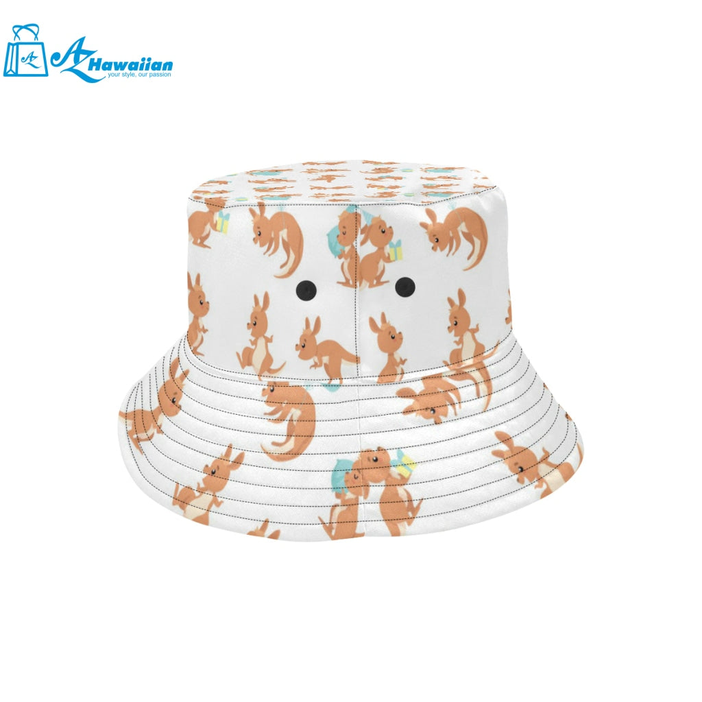 Cute Kangaroo pattern Unisex Bucket Hat