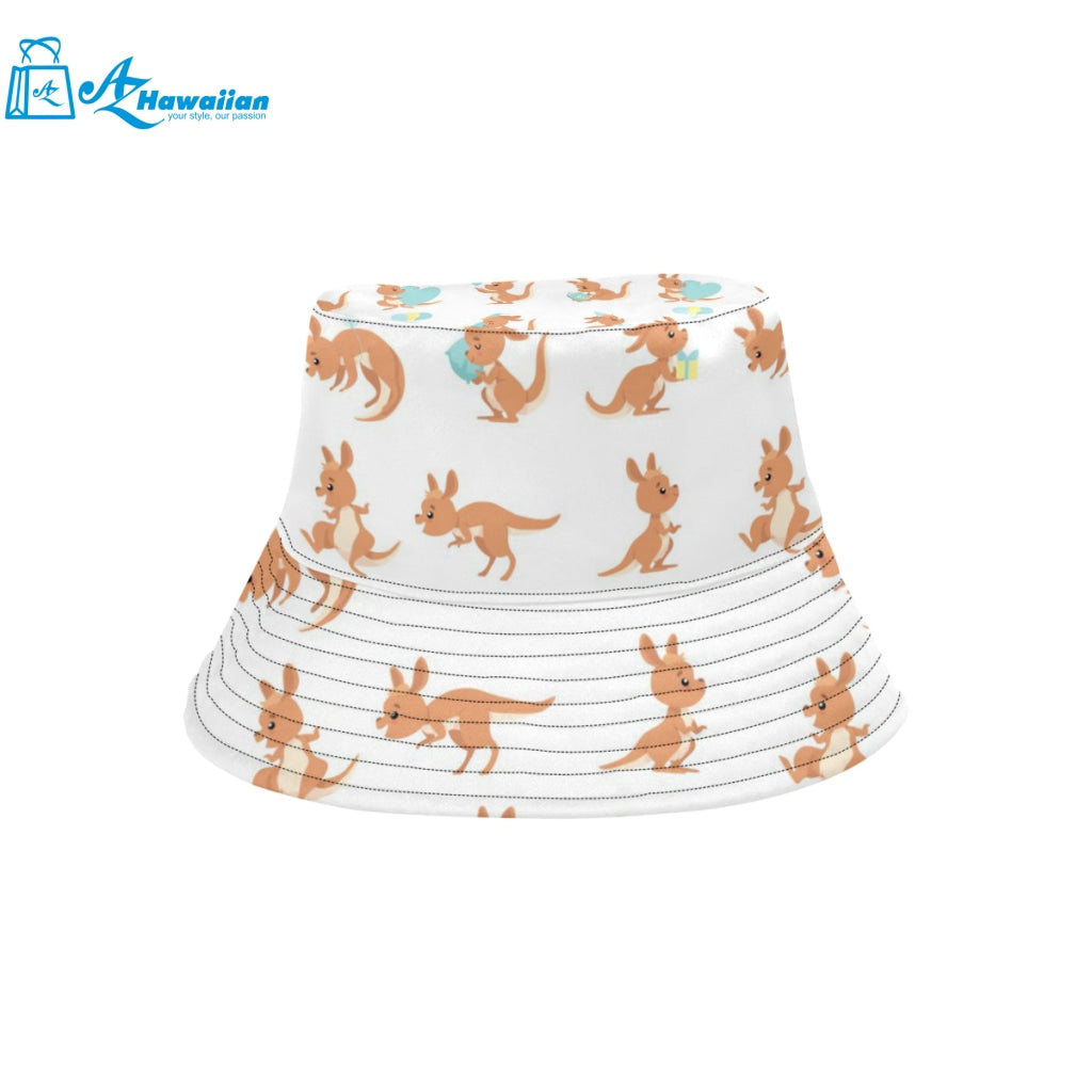 Cute Kangaroo pattern Unisex Bucket Hat